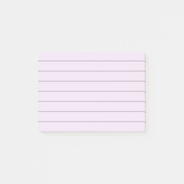 Post-it® Papier doublé de lavande (Devant)