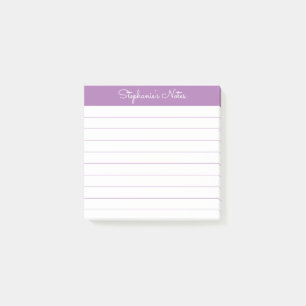 Post-it® Papier ligné personnalisé Simply Modern Lavande