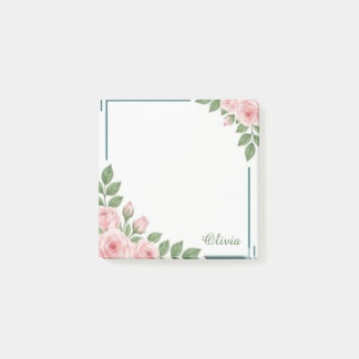 Post-it® Papier notes adhésifs personnalisés à motif floral