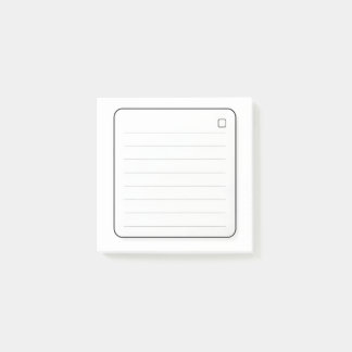 Post-it® Papier notes adhésives à lignes minimales imprimab