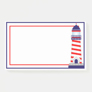 Post-it® Papier-notes drapeau américain phare Rouge Blanc B