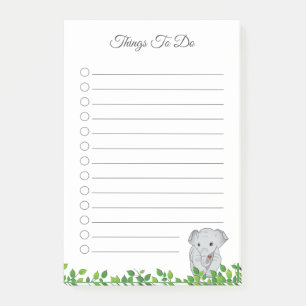 Post-it® Papier-notes Éléphant pour Choses à Faire