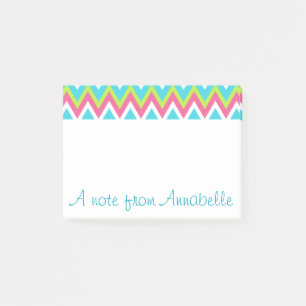 Post-it® Papier notes lumineux personnalisés arc-en-ciel