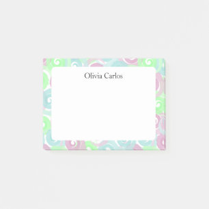 Post-it® Papier notes pastel personnalisé en spirale