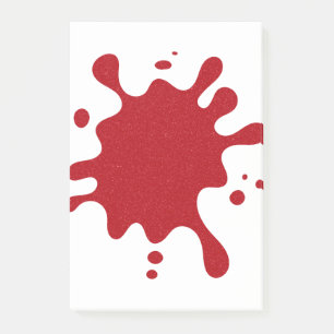 Post-it® Papier-notes personnalisés éclaboussés de peinture