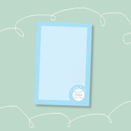 Post-it® Papier notes personnalisés pour enfants Baseball B