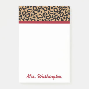 Post-it® Papier notes personnalisés pour professeur motif l