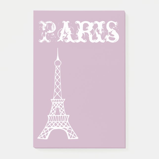 Post-it® Papier notes repositionnables lavande de Paris (Devant)