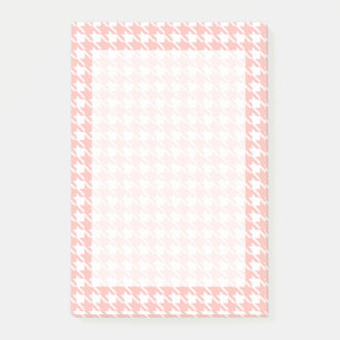 Post-it® Papier notes rose à carreaux chien