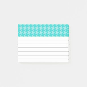 Post-it® Papier notes Turquoise en Damier