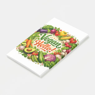 Post-it® Papier-notes « Vegan Hello »