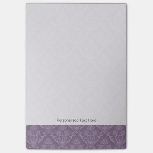 Post-it® Papier peint floral pourpre