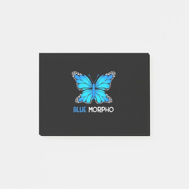 Post-it® Papillon bleu Morpho (Devant)