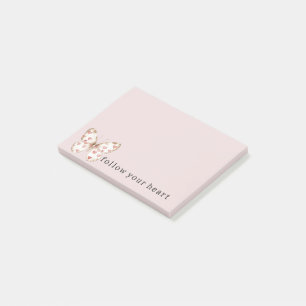 Post-it® Papillon des Coeurs roses