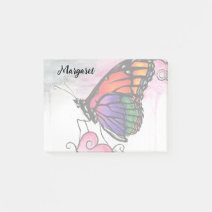 Post-it® Papillon Monarque Arc-en-Ciel Original Fantastique