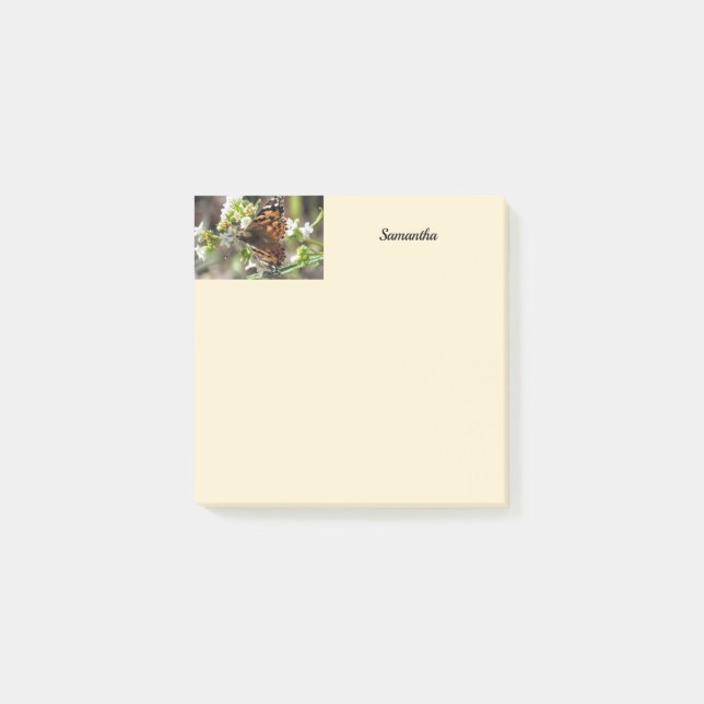Post-it® Papillon personnalisé 3x3 (Devant)