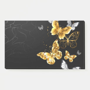 Post-it® Papillons blancs et dorés