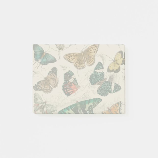 Post-it® Papillons Collection Antique Papillons (Devant)