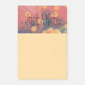 Post-it® Parade Polka Dot Peony "Juste Une Note"