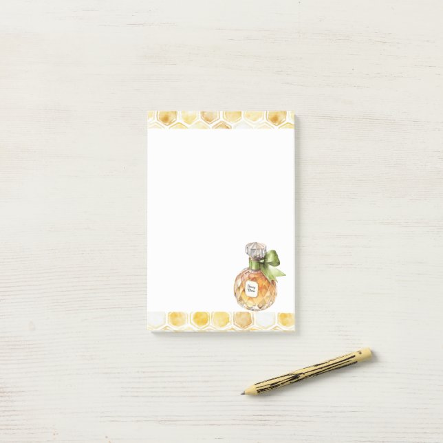 Post-it® Parfum Honey Bloom   (Sur un bureau)