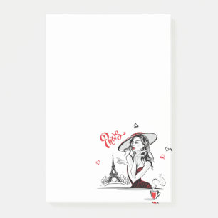 Post-it® Paris & Café, rouge