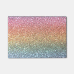 Post-it® parties scintillant arc-en-ciel