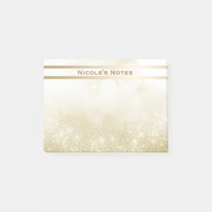 Post-it® Parties scintillant d'or Sparkle Glam tendance per