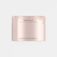 Parties scintillant Drivers Rose Gold Nom Adresse