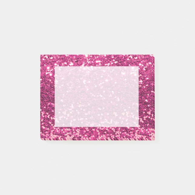 Post-it® Parties scintillant étincelante rose (Devant)