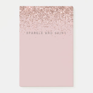 Post-it® Parties scintillant rose Gold Sparkle Faux