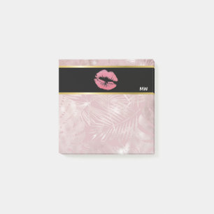 Post-it® Parties scintillant rose lèvres et Rose Gold Tropi