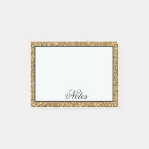Post-it® Parties scintillantes de Faux d'or