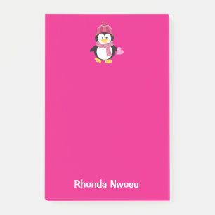 Post-it® Passez rose Panda Valentine