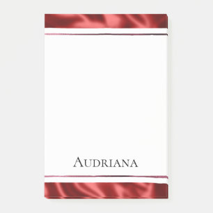 Post-it® Passion Rouge Romantique Faux Satin