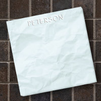 Pastel bébé bleu effilé papier déchiré nom personn