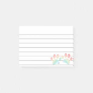 Post-it® Pastel Color Rainbow Chig Empreintes de pattes 4x3