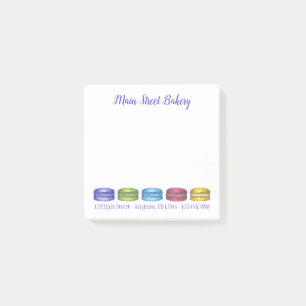 Post-it® Pastel French Macaron Cookies Boulangerie Pâtisser