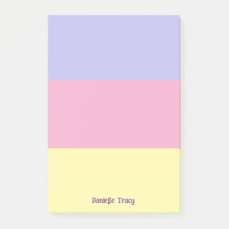 Post-it® Pastel Jolies couleurs printemps Personnalisées