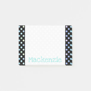 Post-it® Pastel Pois Iridescente Shimmer Nom de la Parties