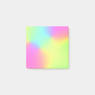 Post-it® Pastel Rainbow Colors Abstrait Blur Gradient Ombre