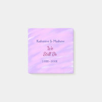 Pastel rose violet Vow renouvellement anniversaire