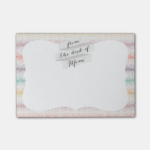 Post-it® Pastel Spray Sprinkle stripes Lignes étincelantes 