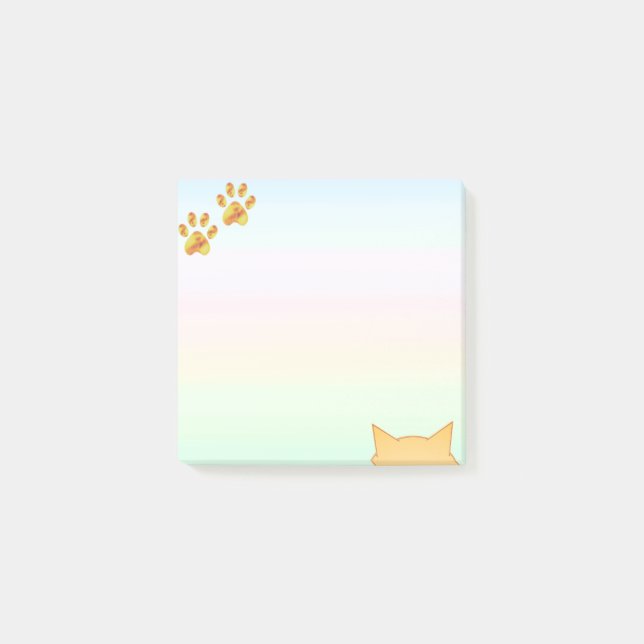 Post-it® Patounes de chat mignonnes (Devant)