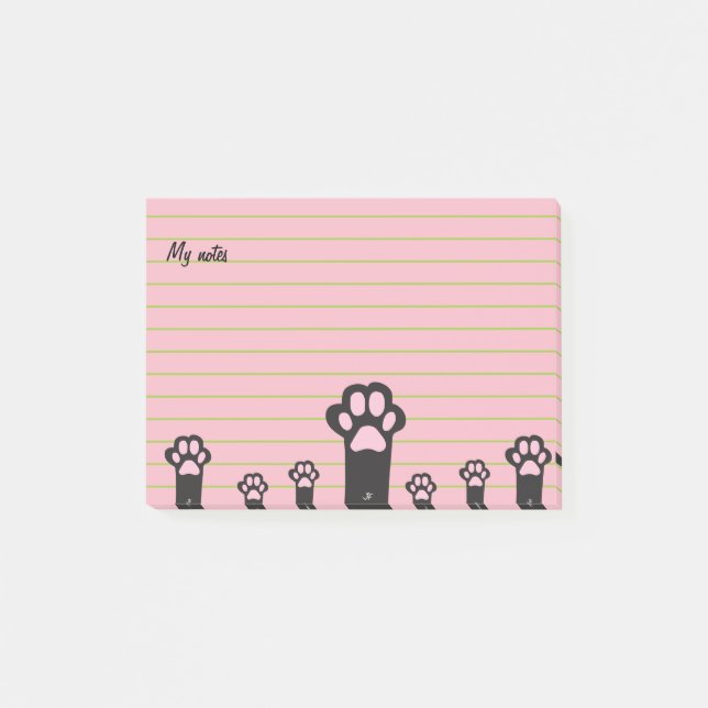 Post-it® Pattes de chat (Devant)
