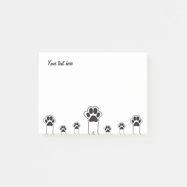 Post-it® Pattes de chat (Devant)