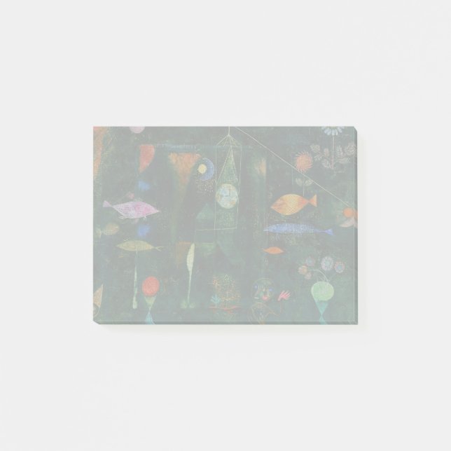 Post-it® Paul Klee Fish Magic Peinture Abstraite Art graphi (Devant)