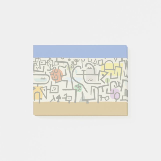 Post-it® Paul Klee Rich Harbor Expressionnisme abstrait (Devant)