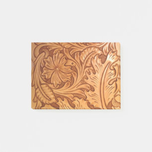 Post-it® Pays rustique style sud-ouest cuir occidental