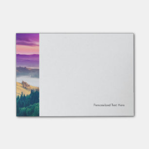 Post-it® Paysage fantastique du matin. Remplacer