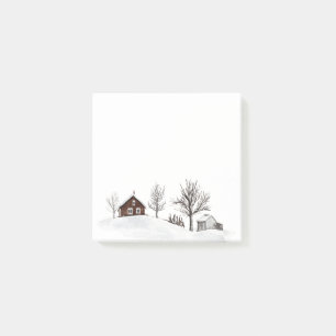 Post-it® Paysage hivernal de neige